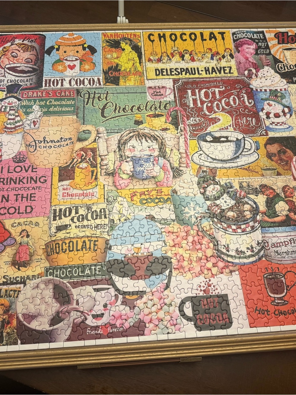 White Mountain Hot Chocolate 1000 piece puzzle